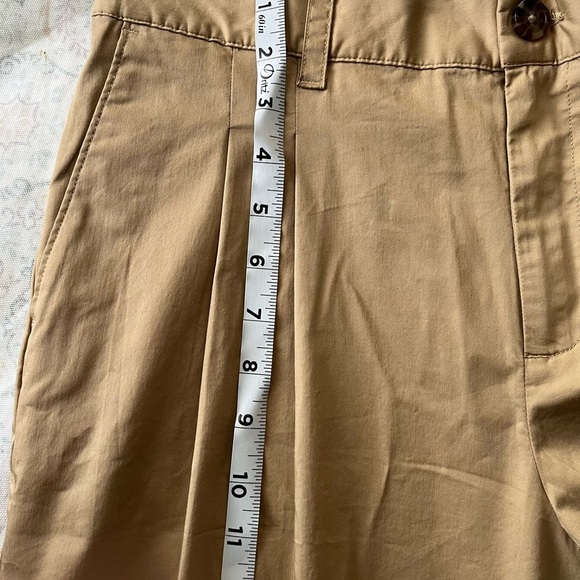 Lands' End Tan Wide Leg Pleated Pants - Picture 8 of 15